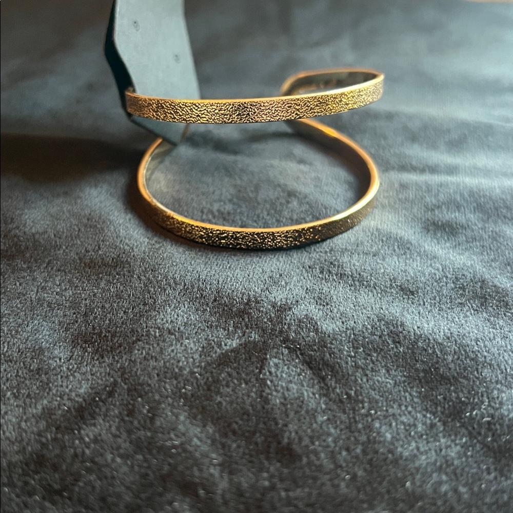 Elegant Gold-Tone Cuff Bracelet